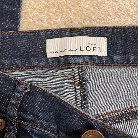 Loft, modern skinny jeans, size 24 - Picture 2 of 7